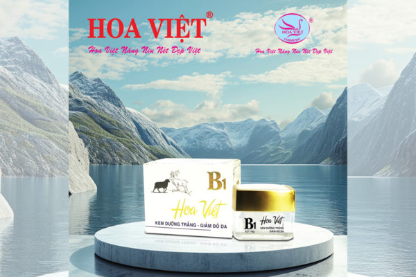 Kem dưỡng trắng giảm đỏ da 10g (Hoa Việt) B1